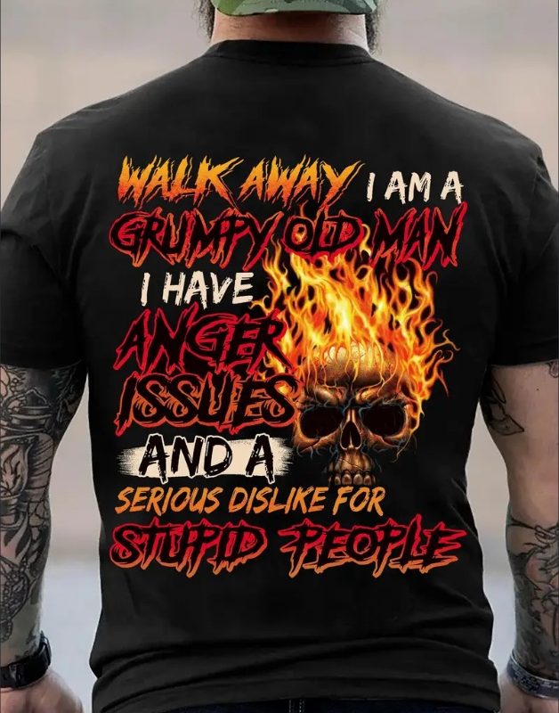 "Spectre" Back-Print Tee (Plus Size)